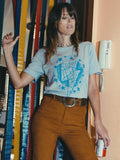 Rock'n'Roll is Here to Stay Tee - Light Blue