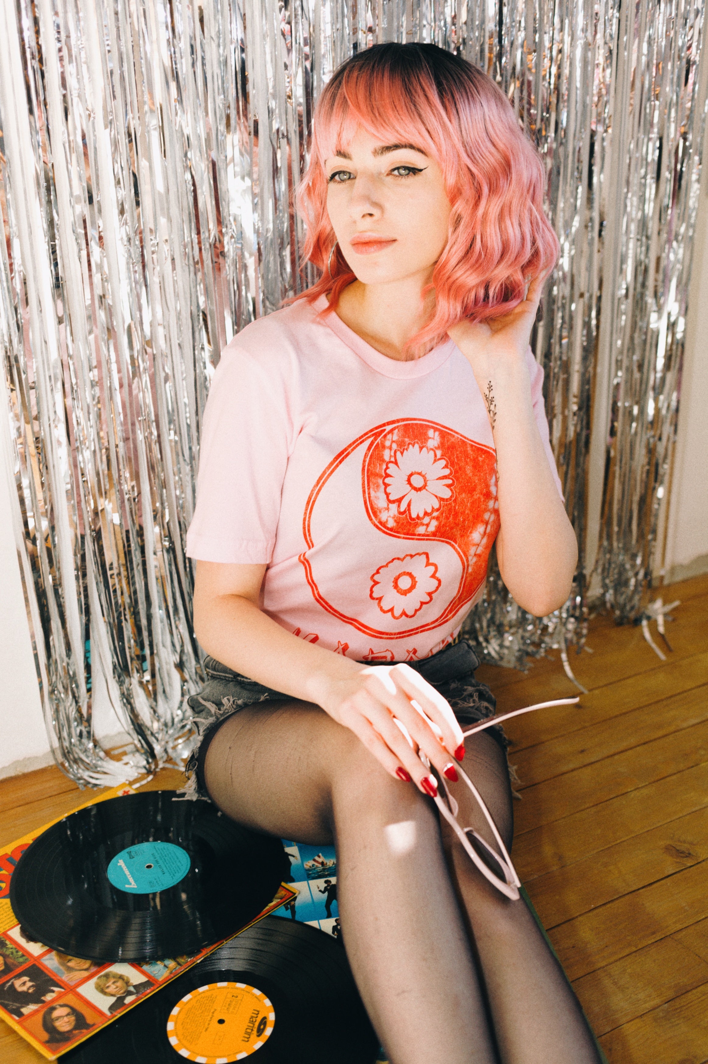 Karma Queen Tee - Pink