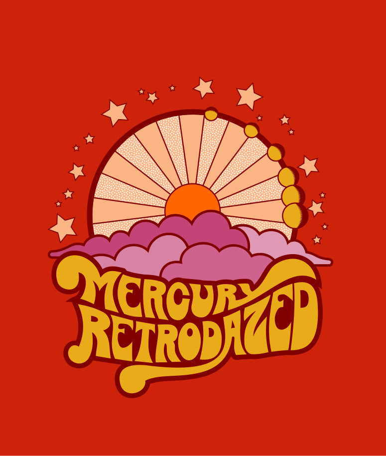 Mercury Retrodazed Tee - Red