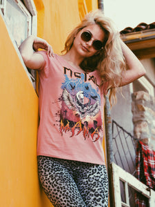 Metal Mama Tee - Mauve