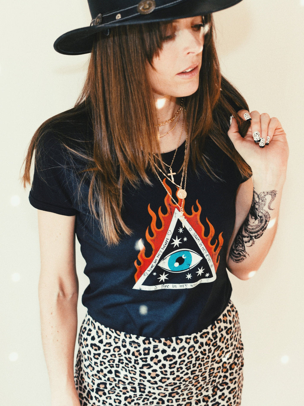 Fire in My Soul Tee - Black