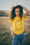 Nothing Changes If Nothing Changes Tee - Gold