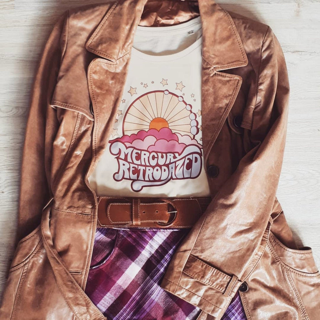 Mercury Retrodazed Tee - Soft Cream