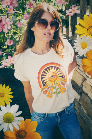 Grow Your Own Way Tee - Soft Cream