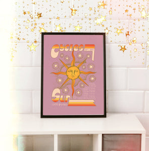 Cycles of The Sun Poster - 12" x 16"